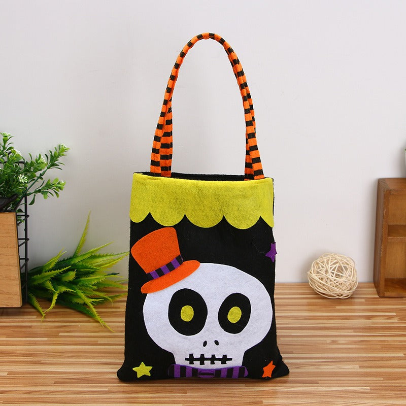 Halloween Decoration Pumpkin Non woven Candy Bag Ghost Witch Ghost Festival Tote Bag